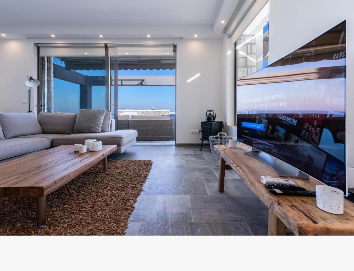 Villa The Red Rock By Rhodes4vacation Afandou